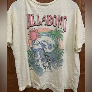 Yellow Billabong Oversized T-Shirt